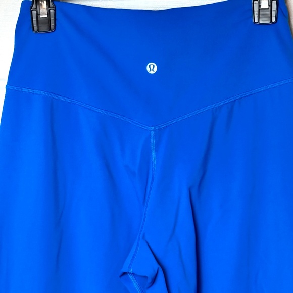 Lululemon Align High-Rise Wide-Leg Cropped Pants in Blue. EUC Size 6 - Picture 6 of 11